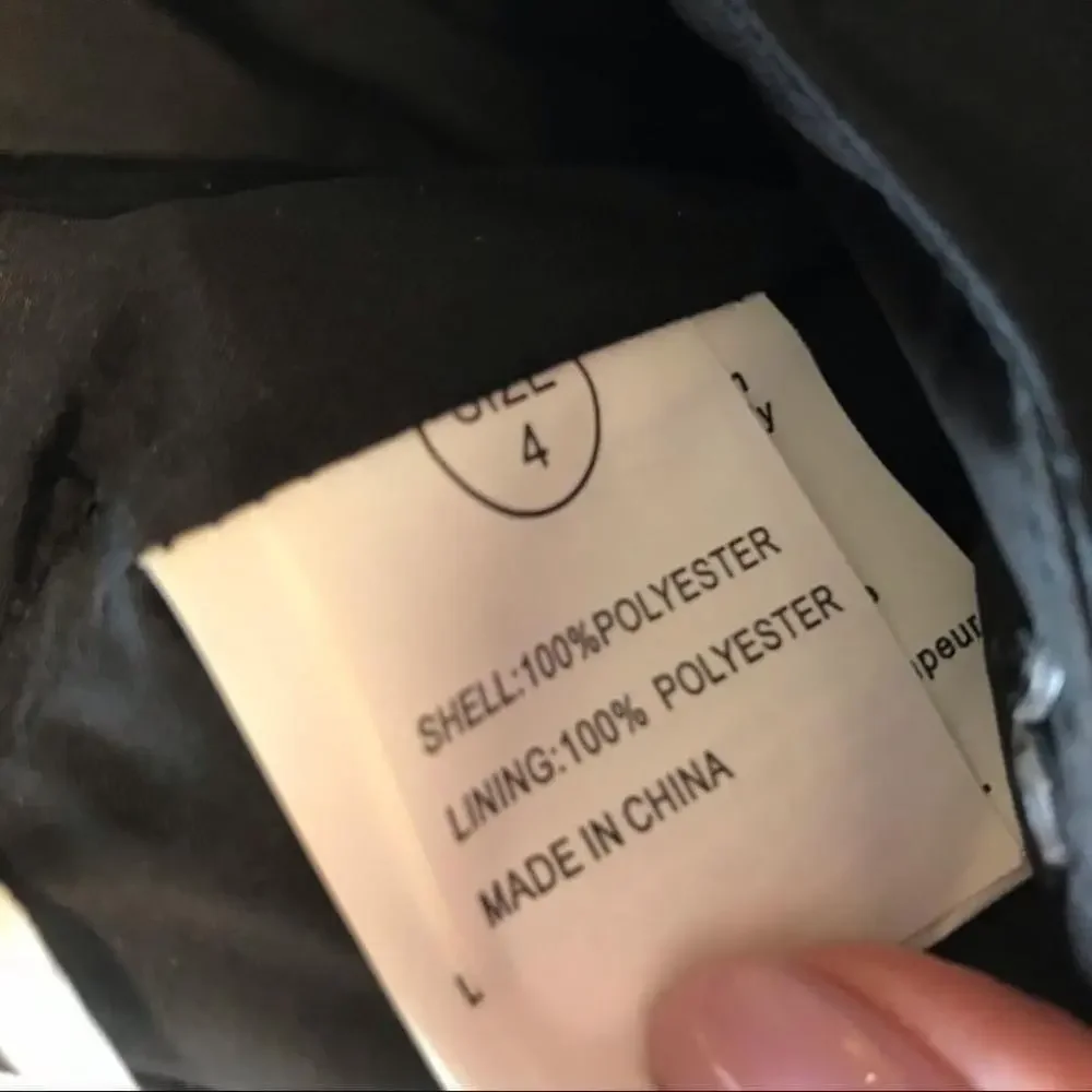 Soffia Tolli - Black Event/Cocktail Dress Size 4 - China